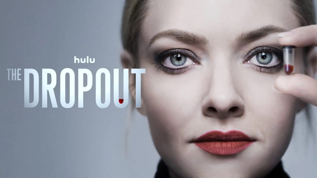 Title art for the Golden Globe nominated Hulu Original drama series The Dropout