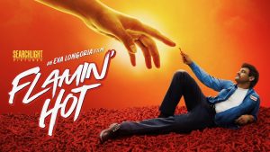 Title art for the biopic film, Flamin’ Hot.