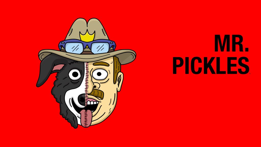 Title art for Adult Swim animated series, Mr. Pickles.