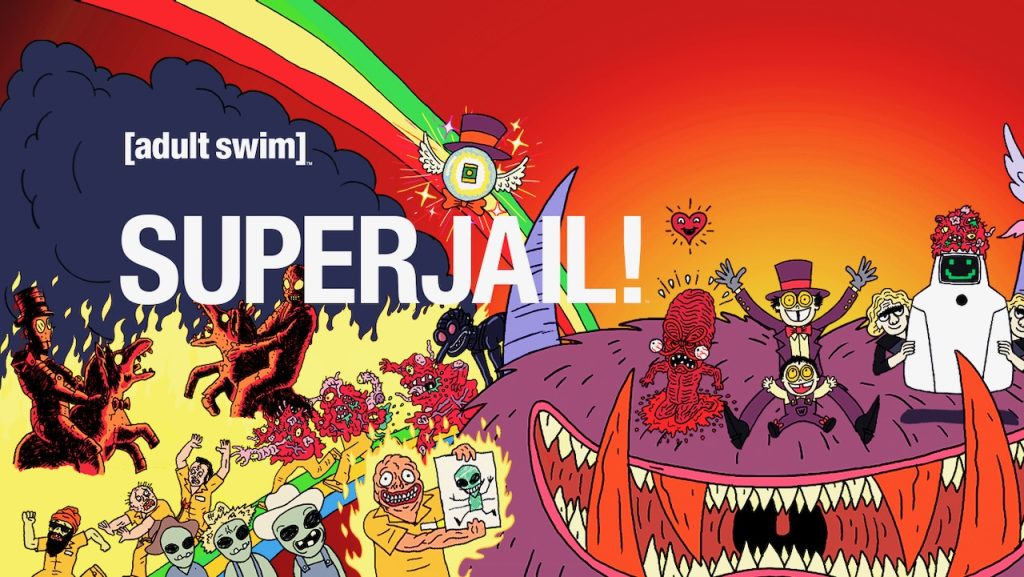 Title art for the Adult Swim show, Superjail!.