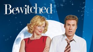 Title art for the magical romcom film Bewitched.