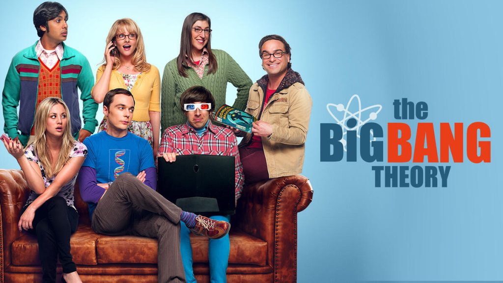 Title art for the comfort show, Big Bang Theory.