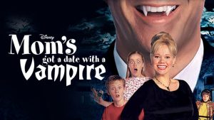 Title art for the Disney Channel Original Movie Mom's Got a Date With a Vampire. 