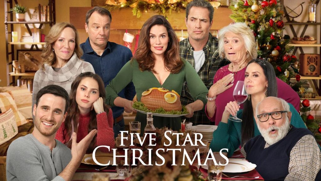 Title art for the Hallmark Christmas movie, Five Star Christmas.