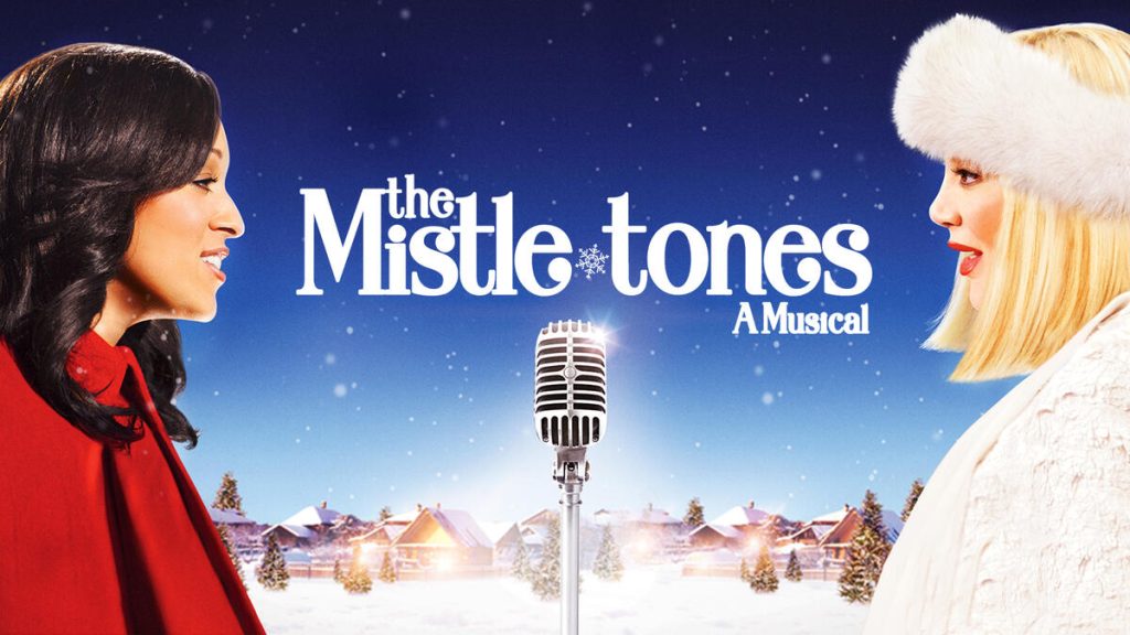 Title art for the holiday TV movie, The Mistle-Tones.
