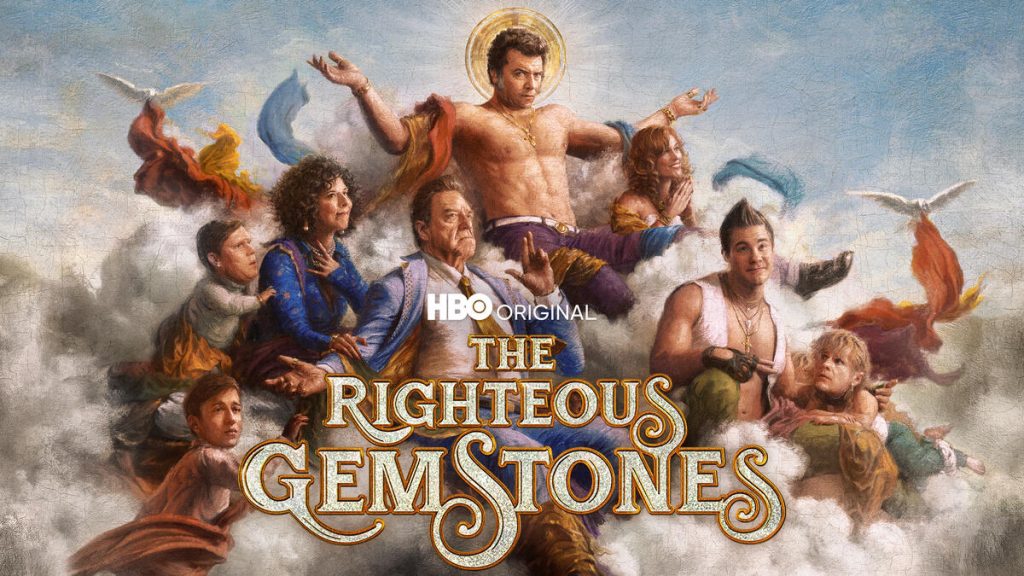Title art for the HBO Original series, The Righteous Gemstones.