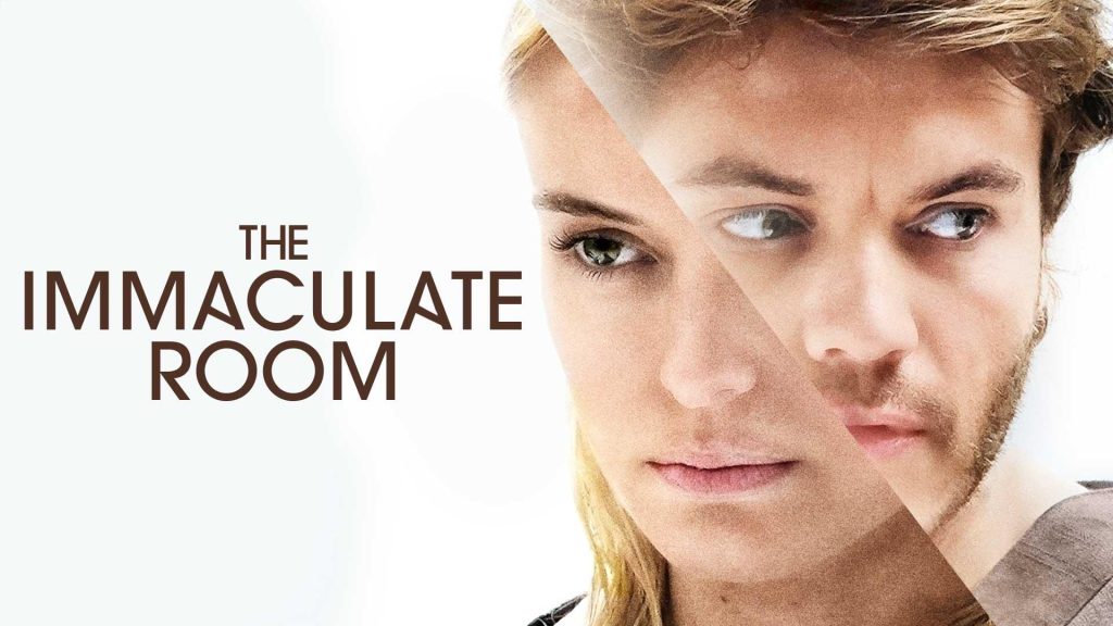 Title art for the psychological thriller movie, The Immaculate Room.