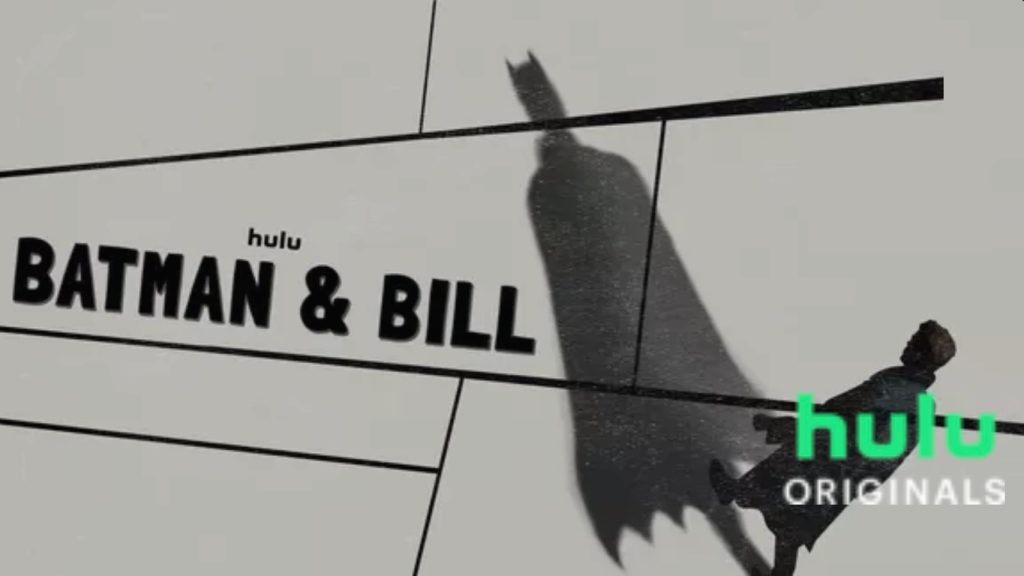 Title art for the Hulu Original documentary, Batman & Bill.