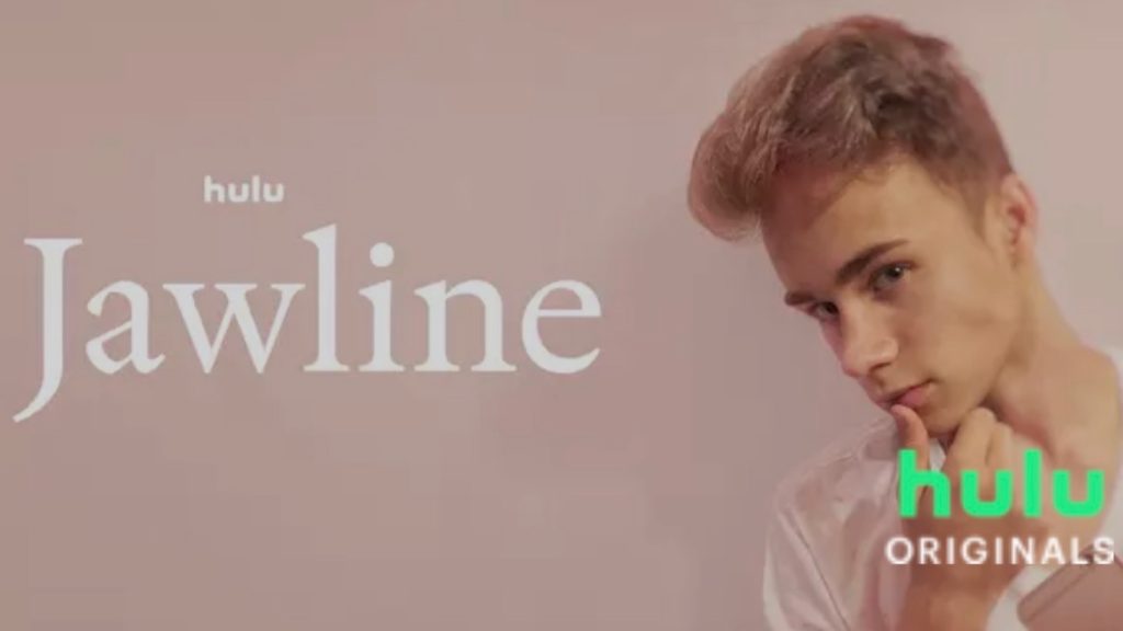 Title art for the Hulu Original documentary, Jawline.