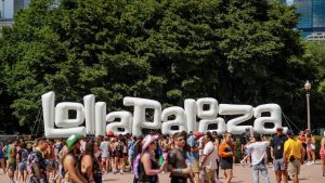 An image from the Lollapalooza music festival in Chicago. 