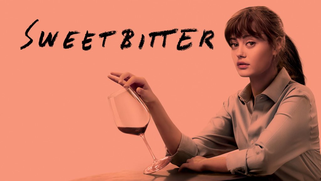 Title art for the restaurant drama series, Sweetbitter.