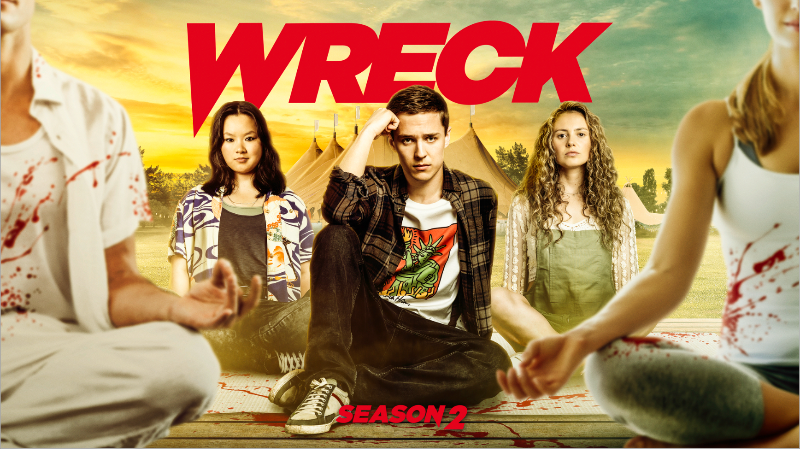 Title art for the LGBTQ+ horror series, Wreck.