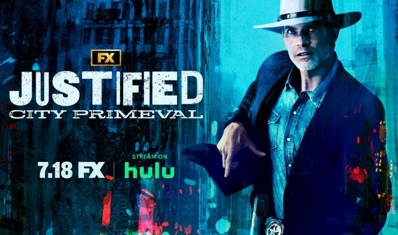 Title art for the reboot season of the hit FX show, Justified, starring Timothy Olyphant.