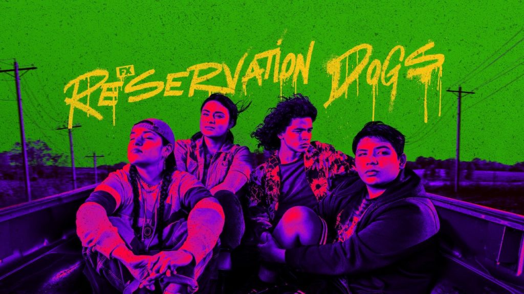 Title art for the Hulu Original series, Reservation Dogs.