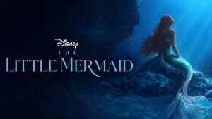 Title art for the live action movie Littler Mermaid (2023). 