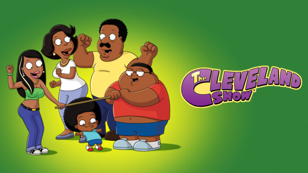 Title art for the adult cartoon sitcom, The Cleveland Show.