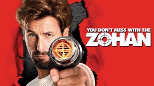 Title art for the Adam Sandler Movie, You Don’t Mess With the Zohan.