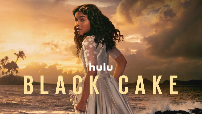 Title art for the upcoming Hulu Original series, Black Cake.