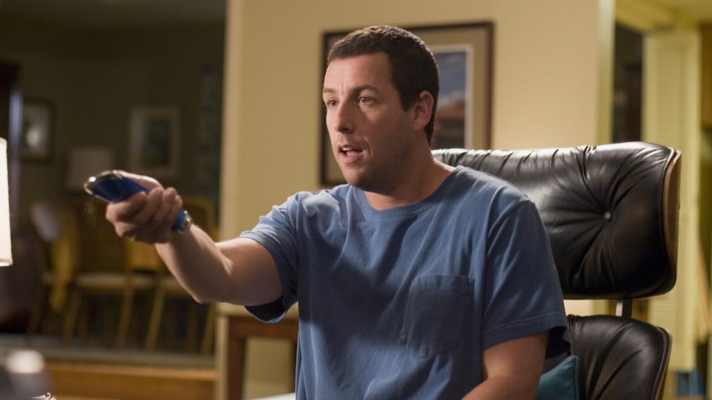 A still image from the Adam Sandler movie, Click.