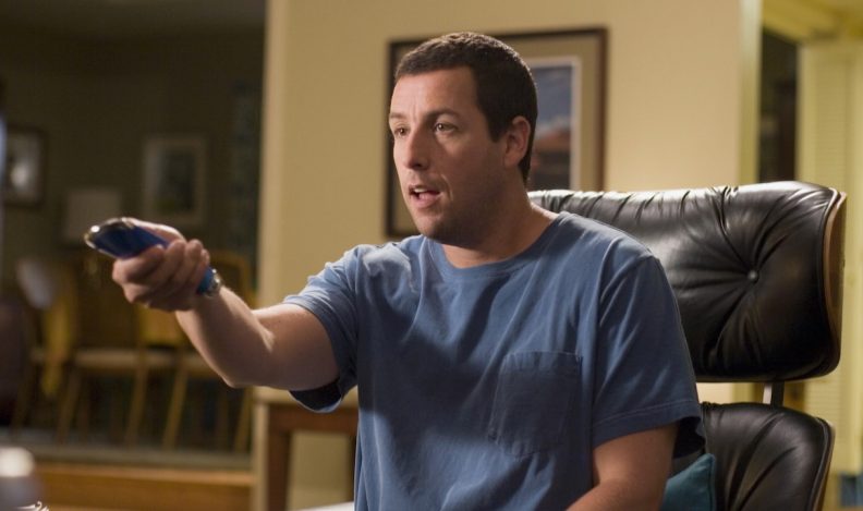 A screen grab from the Adam Sandler movie, Click.
