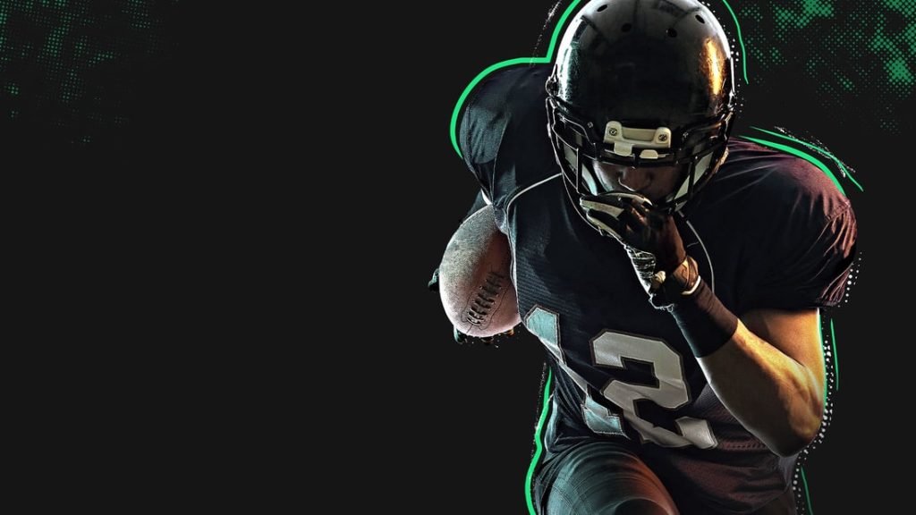 Graphic art for the NFL on Hulu.