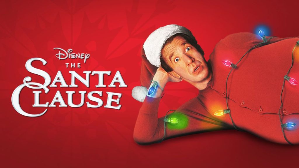 Title art for the Tim Allen Christmas movie, The Santa Clause.
