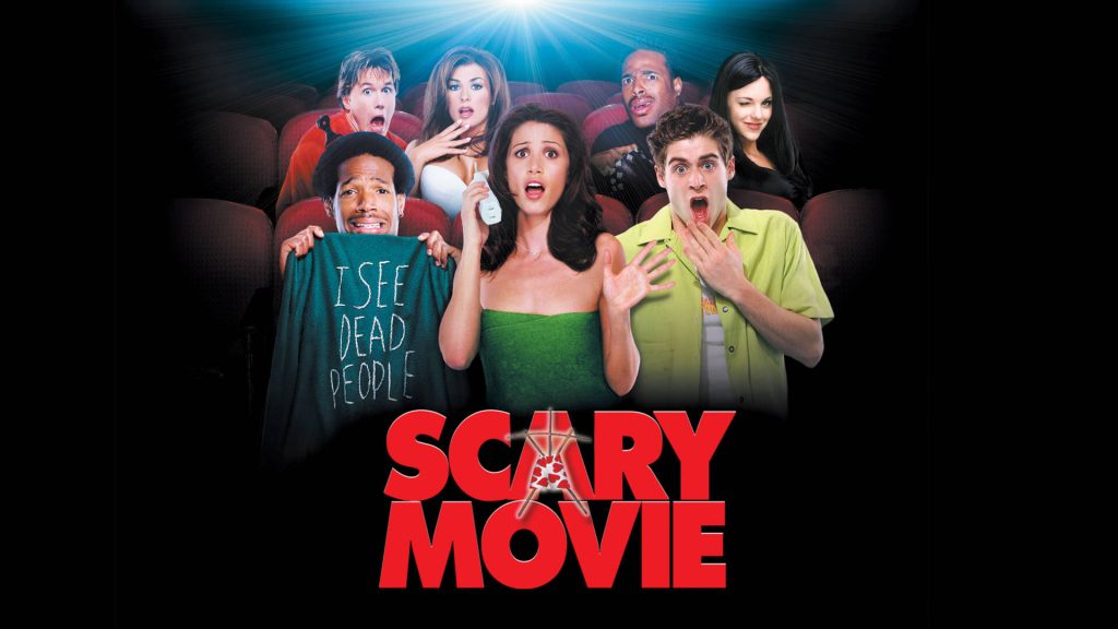 Title art for the Halloween movie, Scary Movie.