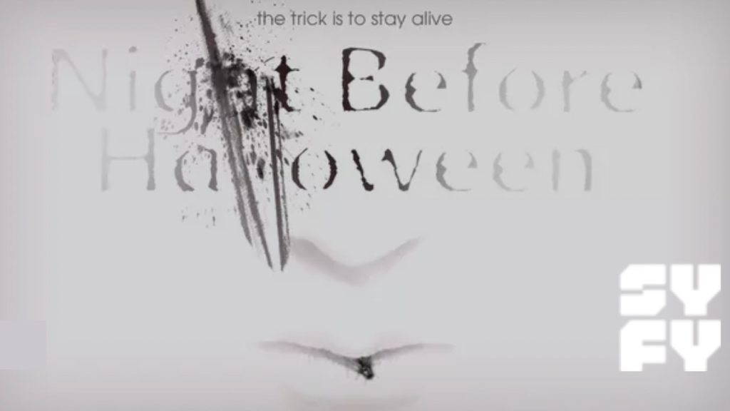 Title art for the Halloween movie, The Night Before Halloween.