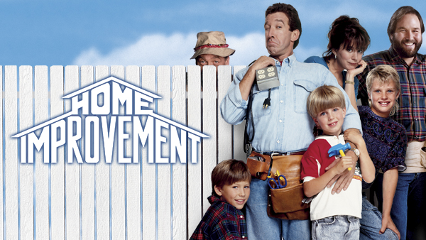 Title art for the family sitcom, Home Improvement.