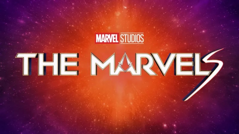 Title art for the new Marvel Studios movie, The Marvels.