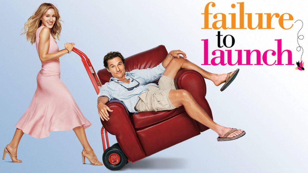 Title art for the rom-com movie, Failure to Launch.