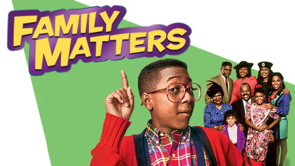 Title art for the family comedy series, Family Matters.