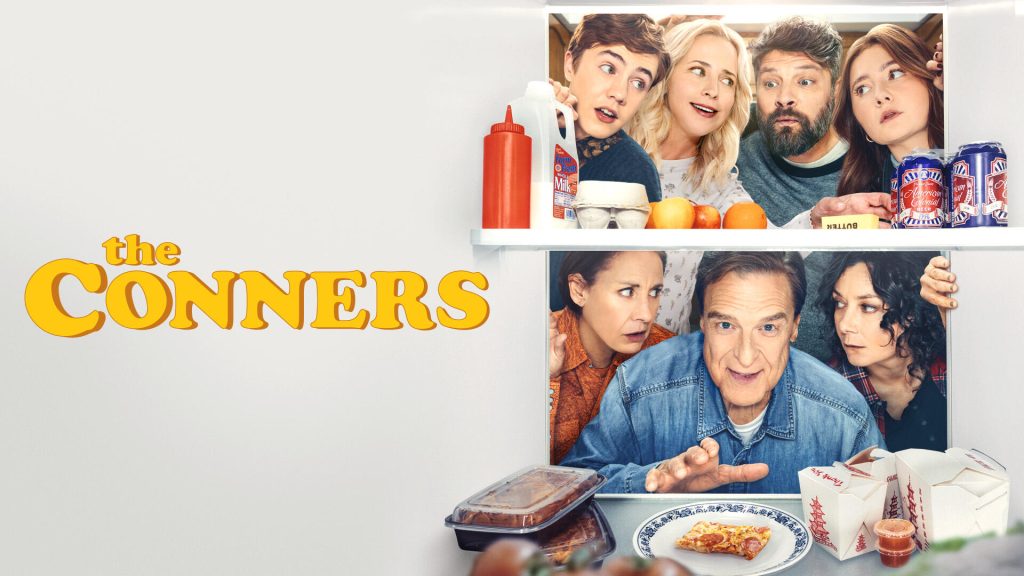 Title art for the sitcom, The Conners.