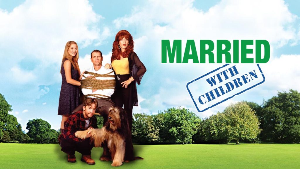 Title art for the sitcom, Married… With Children.