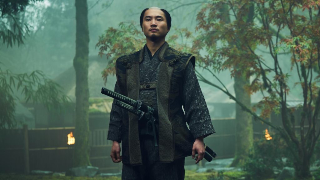 A still image of Hiroto Kanai as Kashigi Omi in the FX series, Shōgun.