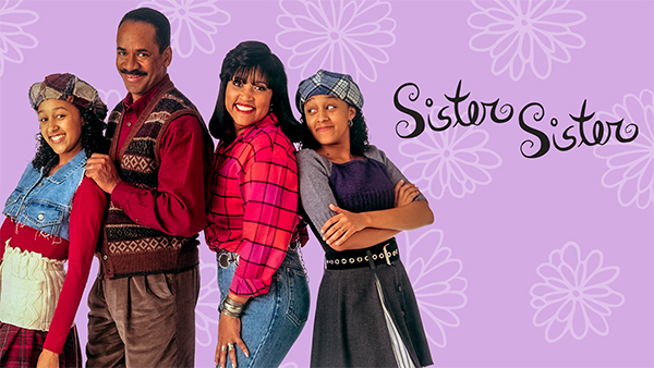 Title art for the sitcom, Sister, Sister.