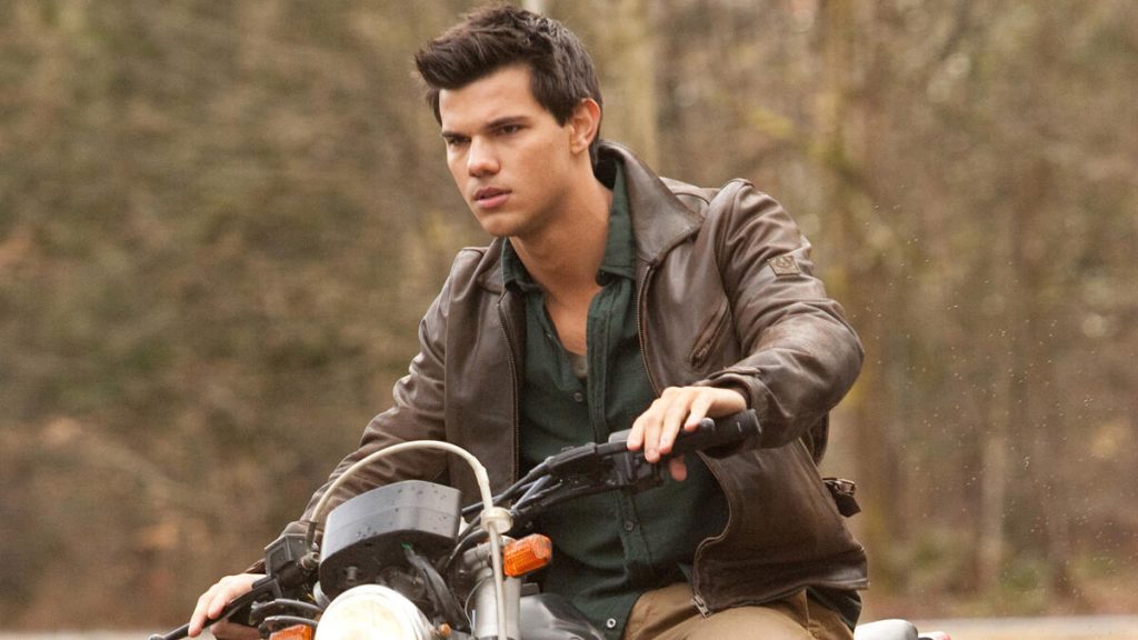 A still image of Taylor Lautner as Jacob Black.