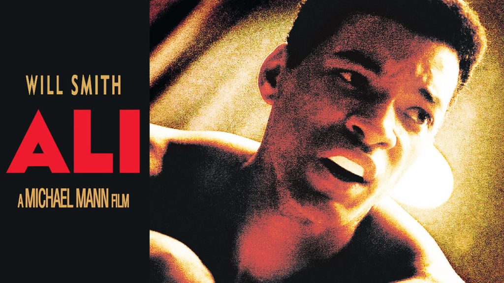 Title art for the biopic film about Muhammad Ali, portrayed by Will Smith.