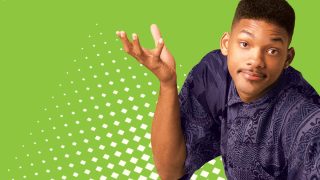 A promotional image for the sitcom series, The Fresh Prince of Bel Air.