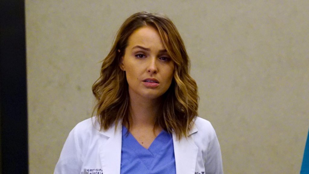 A still image of Camilla Luddington as Dr. Jo Wilson on the ABC medical drama, Grey’s Anatomy.