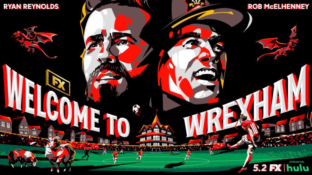 Title art for Season 3 of the FX and Hulu docuseries, Welcome to Wrexham.