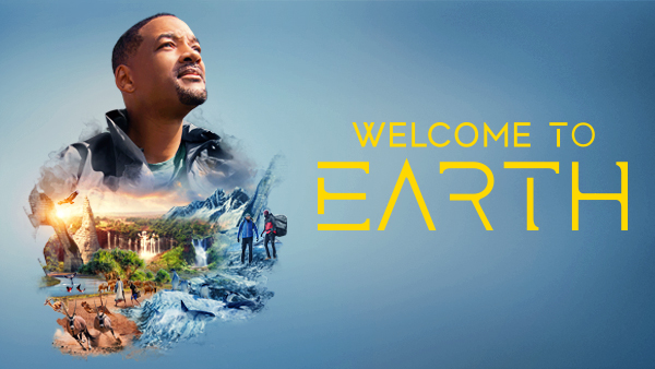 Title art for the National Geographic adventure reality series, Welcome to Earth, starring Will Smith.