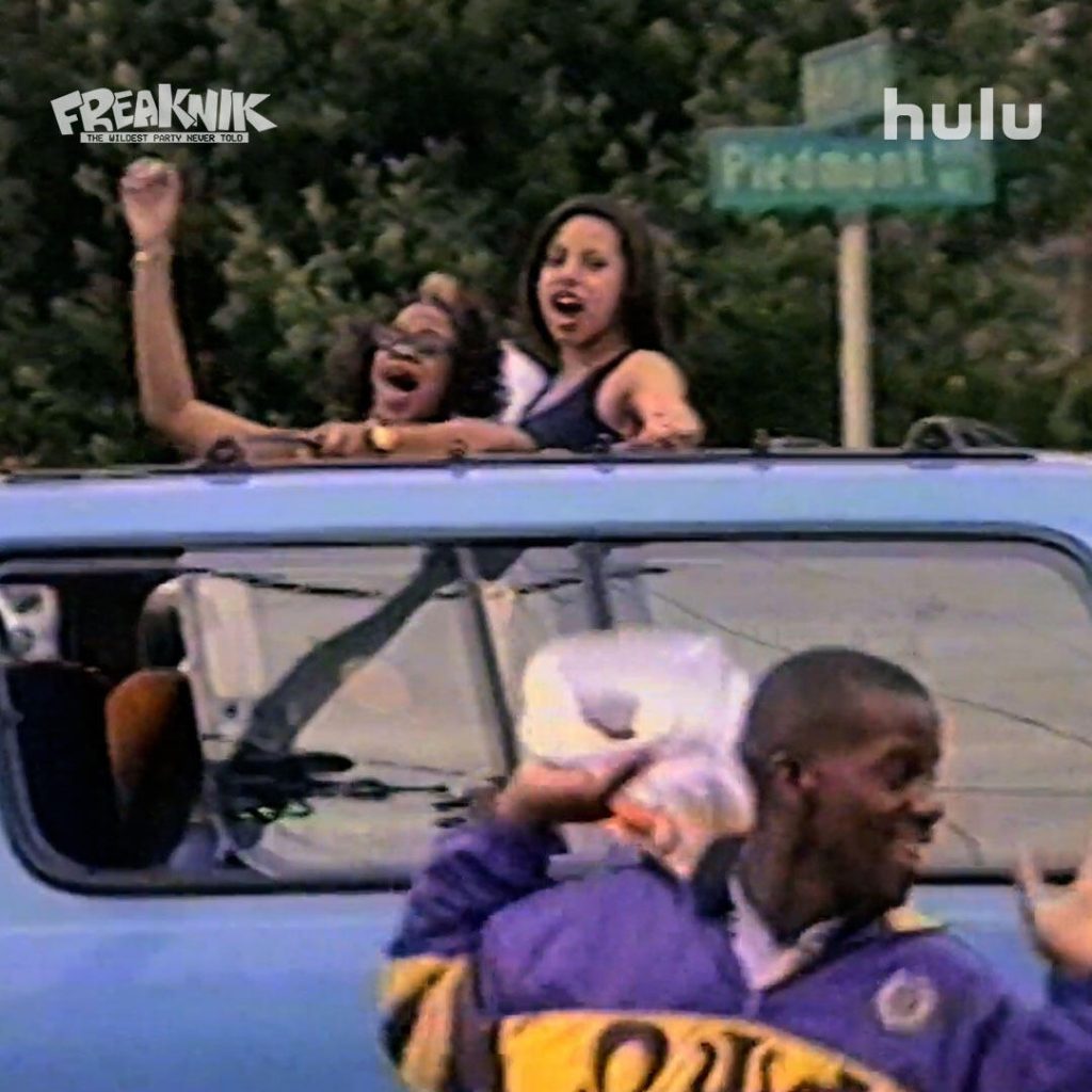An archived image from the Freaknik festival featured in the Hulu Original documentary, Freaknik: The Wildest Party Never Told.