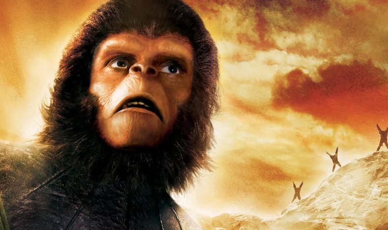 Title art for the Planet of the Apes movies.