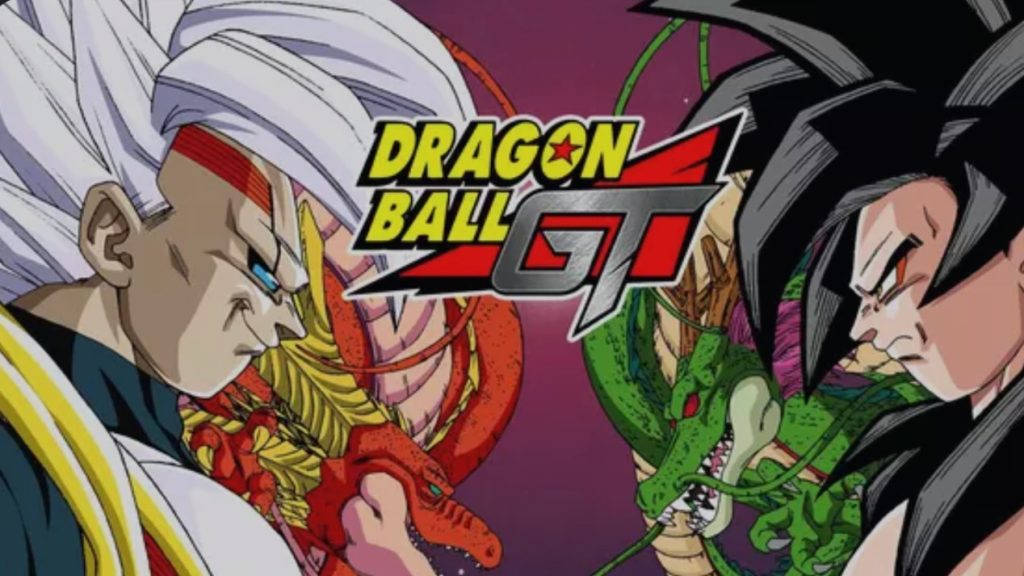 Title art for the anime series, Dragon Ball GT.