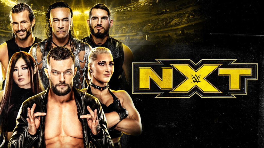 Title art for the professional wrestling series, WWE NXT.