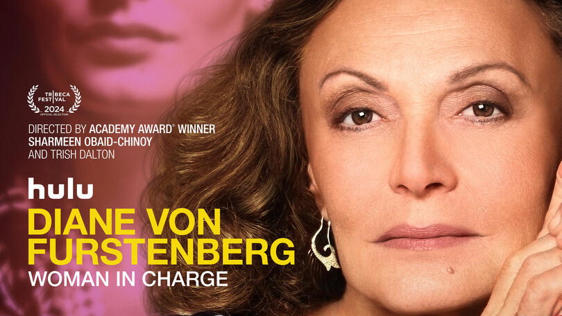 Title art for Diane Von Furstenberg: Woman in Charge.