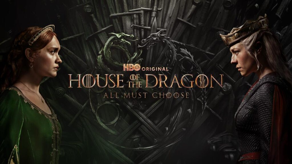 Title art for House of the Dragon Season 2 on HBO