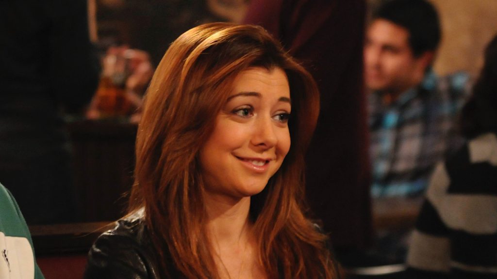 A still image of Alyson Hannigan as Lily Aldrin on the hit sitcom, How I Met Your Mother.