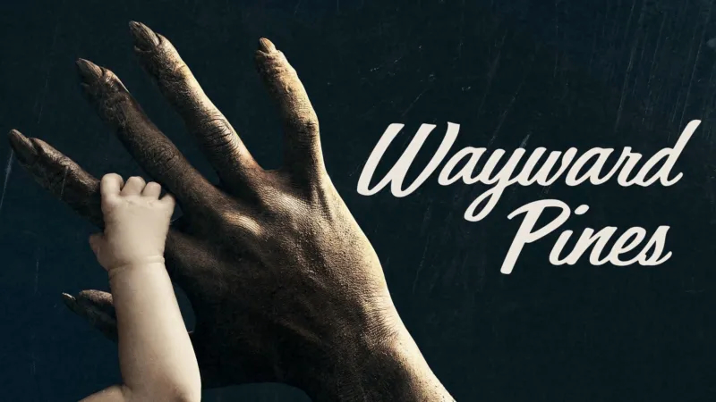 Title art for the crime drama series, Wayward Pines.